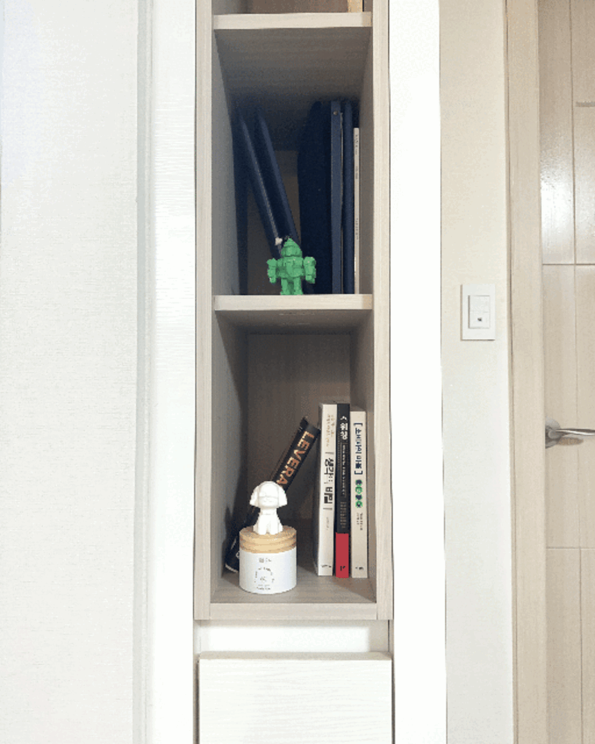 [올지] 부착식서랍 히든서랍 붙이는 서랍 책상밑 접착식 슬라이딩 무타공 화이트 상세 설명 9