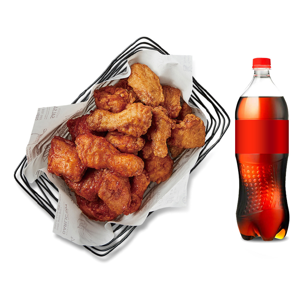 반반한마리[간장+레드]+콜라1.25L